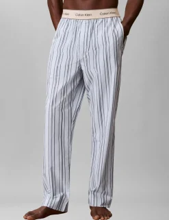 Pure Cotton Poplin Striped Pyjama Bottoms