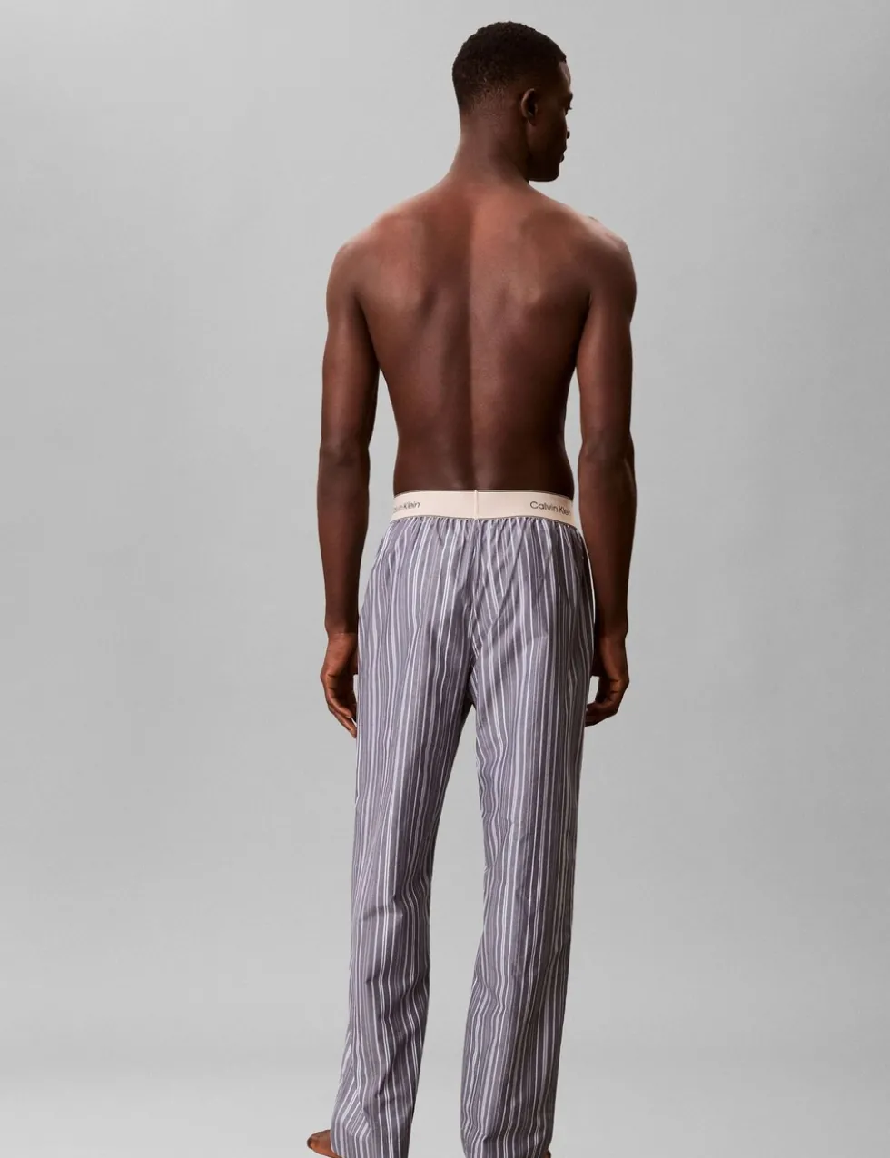 Pure Cotton Poplin Striped Pyjama Bottoms