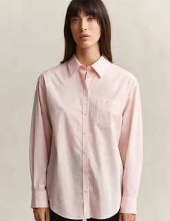 Pure Cotton Poplin Striped Shirt