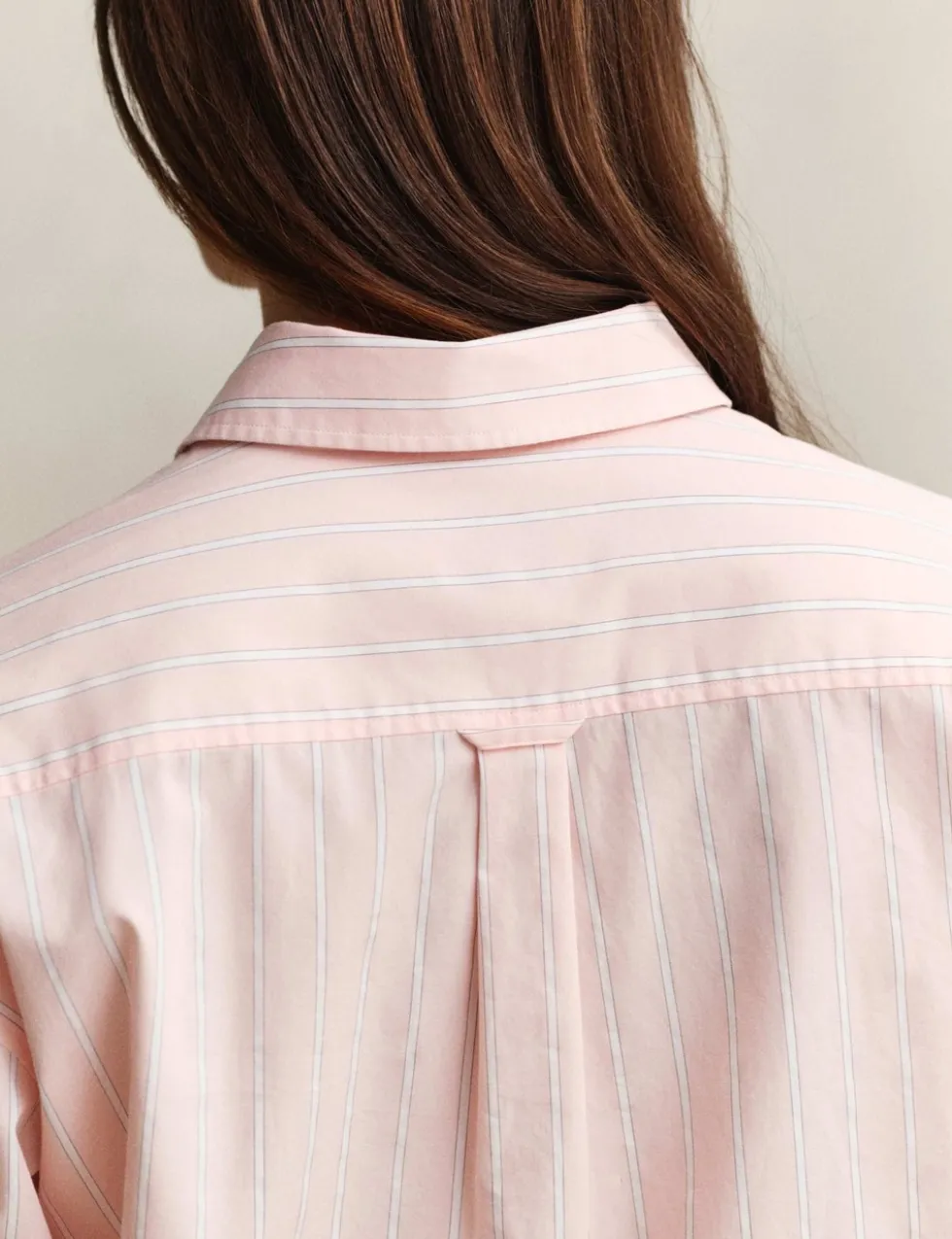 Pure Cotton Poplin Striped Shirt