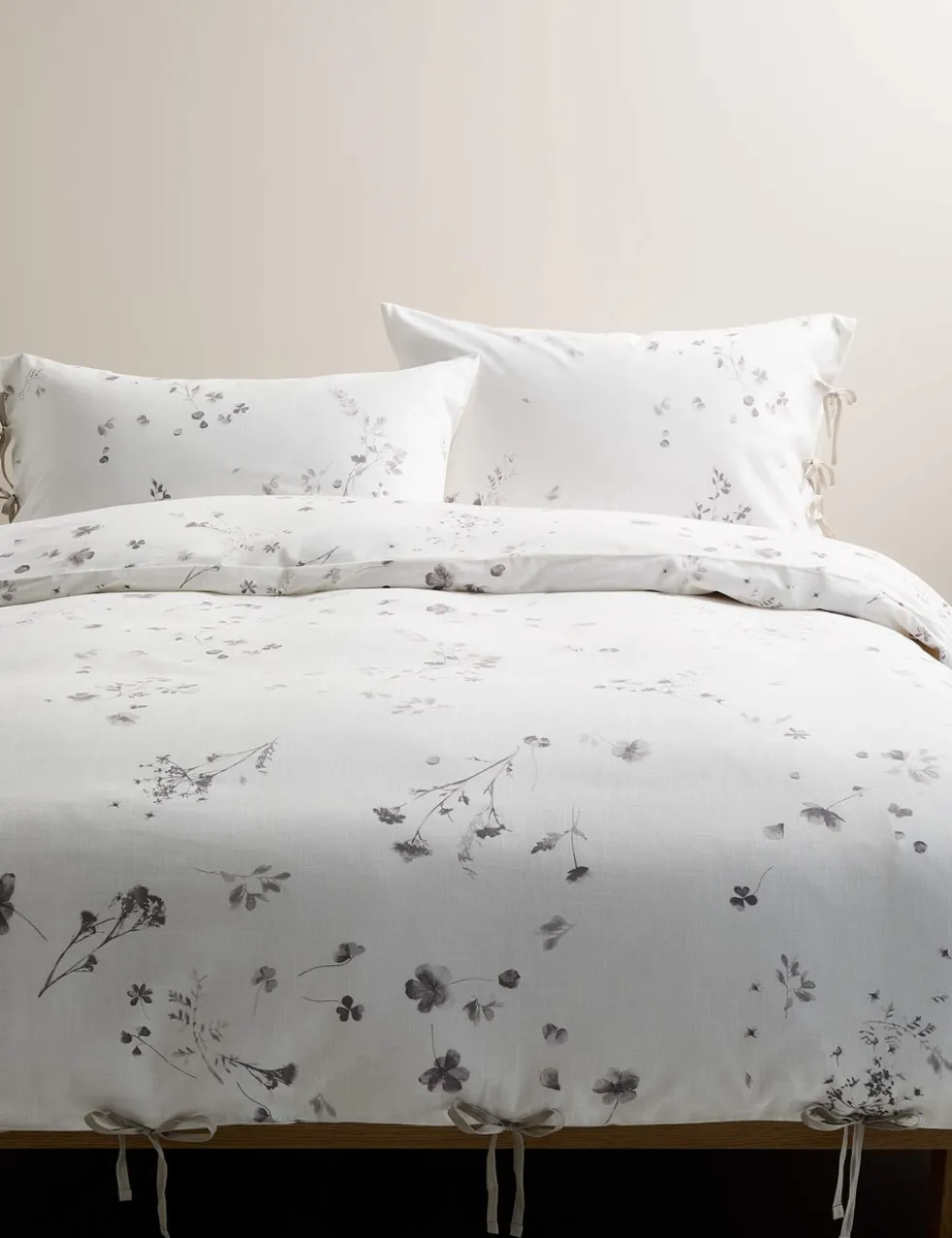 Pure Cotton Pressed Floral Bedding Set