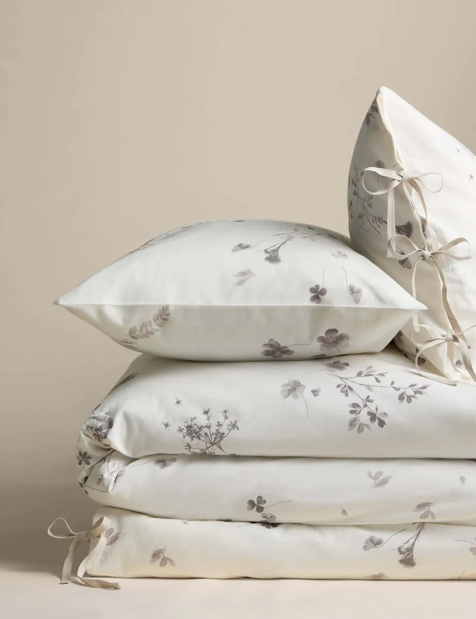 Pure Cotton Pressed Floral Bedding Set