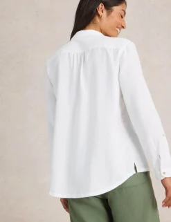 Pure Cotton Printed Button Through Shirt
