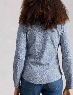 Pure Cotton Printed Collared Shirt