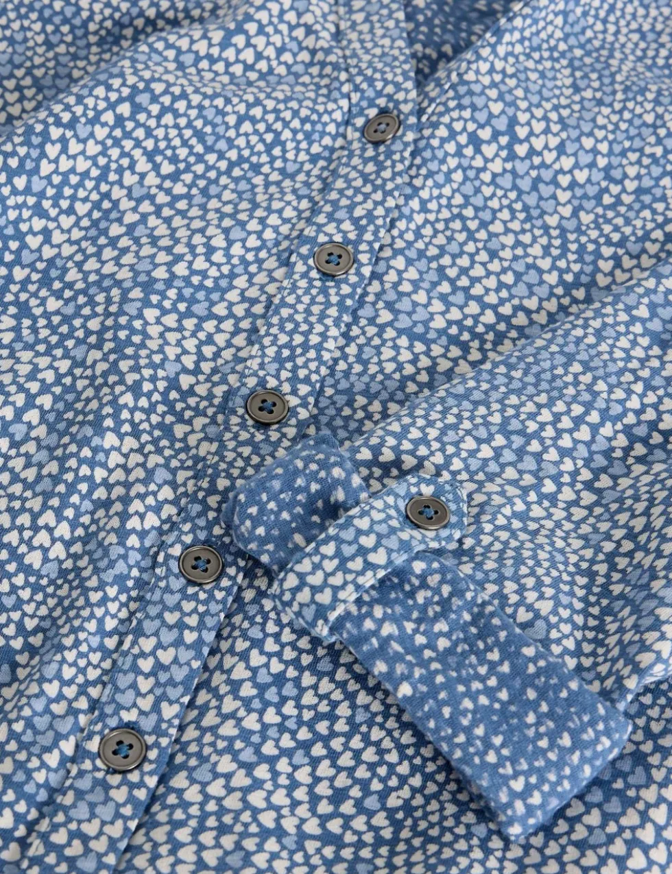 Pure Cotton Printed Collared Shirt