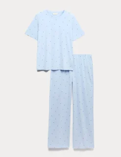 Pure Cotton Printed Pyjama Set