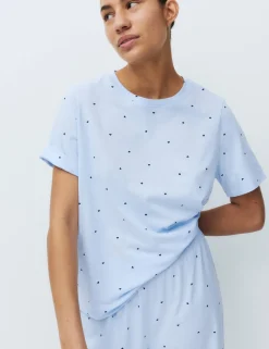 Pure Cotton Printed Pyjama Set
