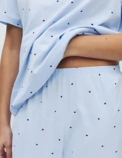 Pure Cotton Printed Pyjama Set