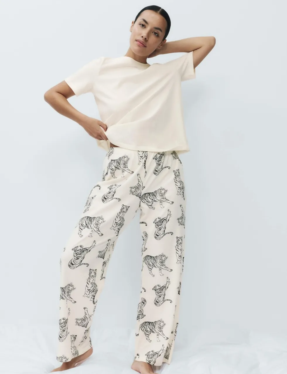 Pure Cotton Printed Pyjama Set