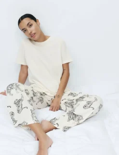 Pure Cotton Printed Pyjama Set