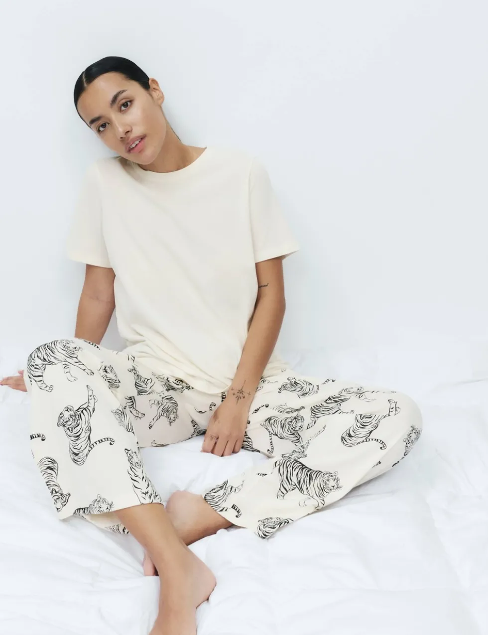Pure Cotton Printed Pyjama Set
