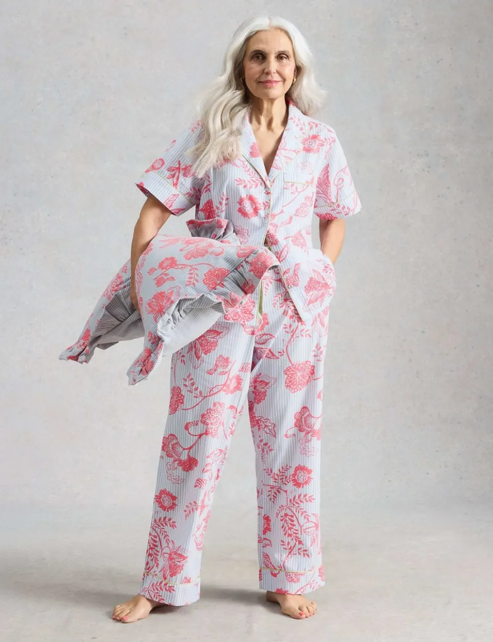 Pure Cotton Printed Pyjama Bottoms