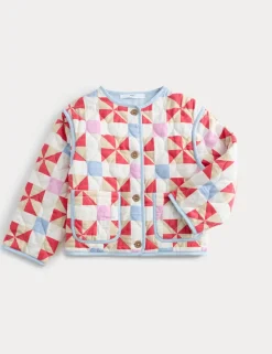 Pure Cotton Printed Quilted Jacket (2-10 Yrs)