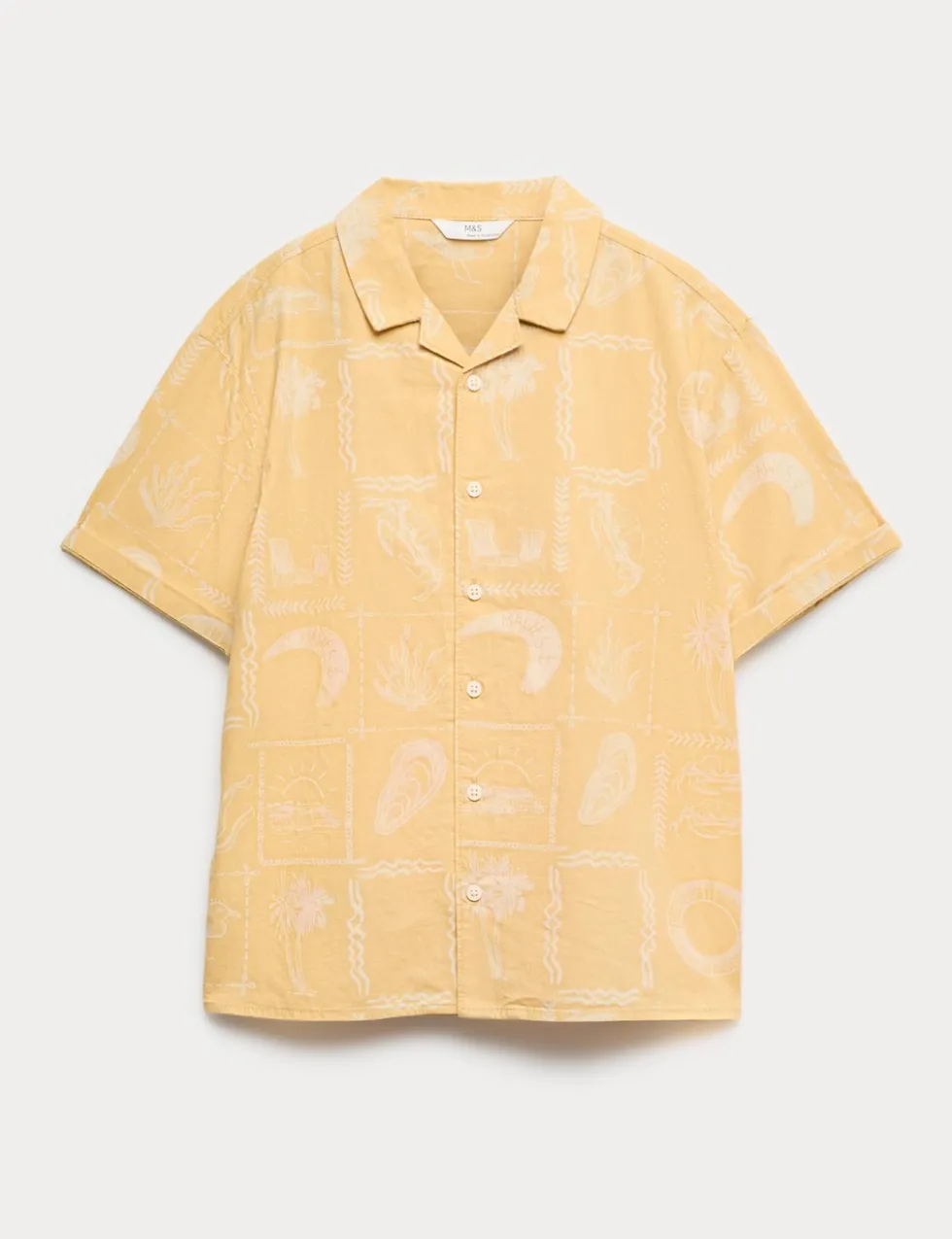 Pure Cotton Printed Shirt (6-16 Yrs)