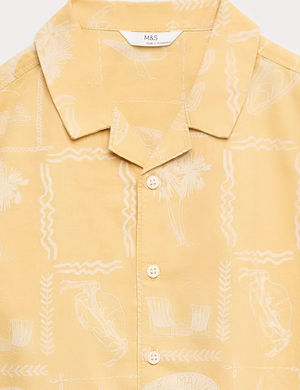 Pure Cotton Printed Shirt (6-16 Yrs)