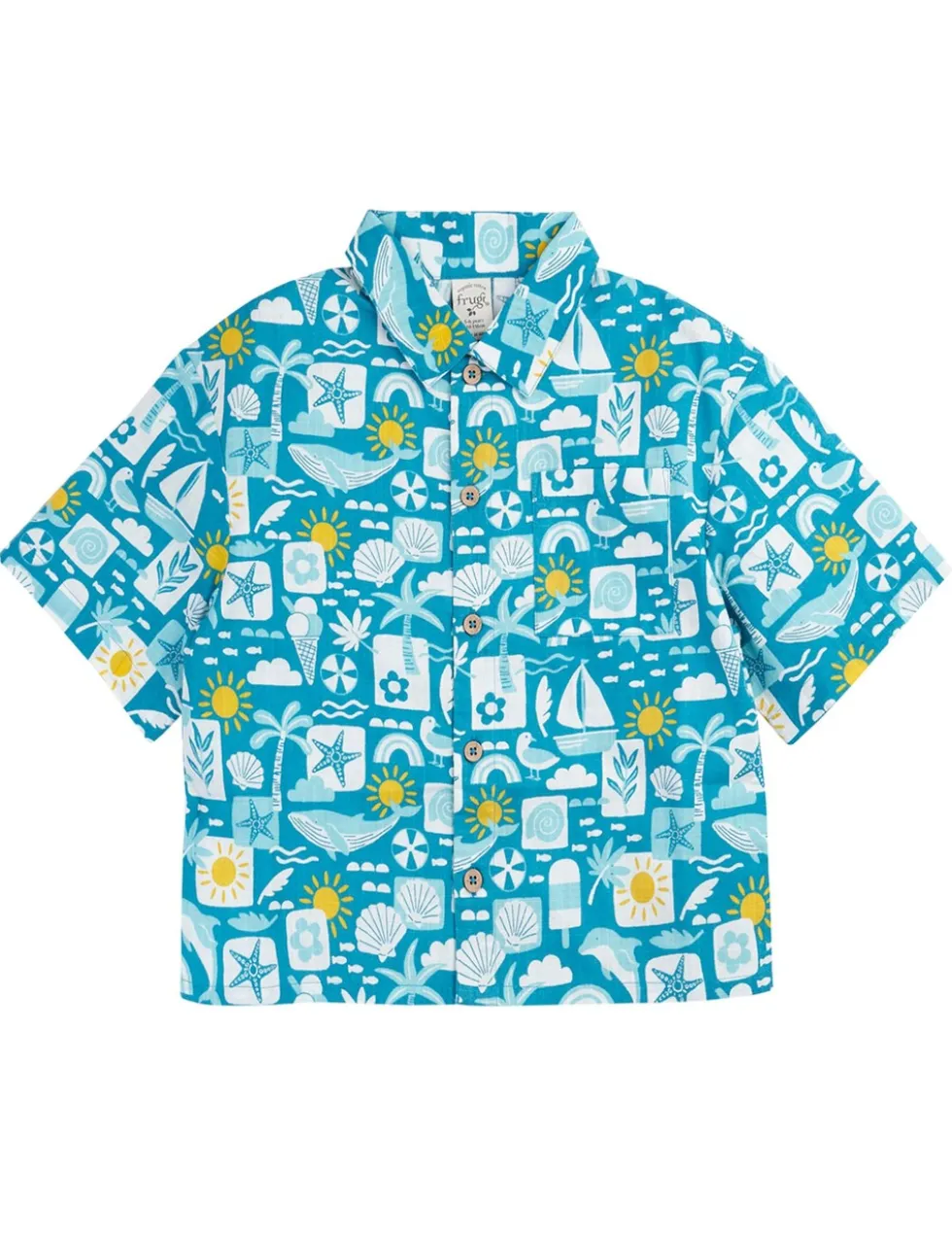 Pure Cotton Printed Shirt (2-10 Yrs)