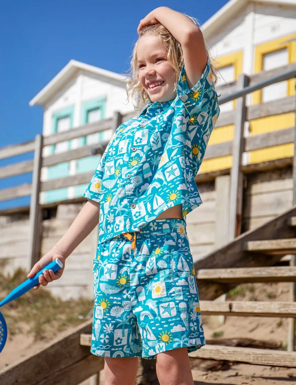Pure Cotton Printed Shirt (2-10 Yrs)