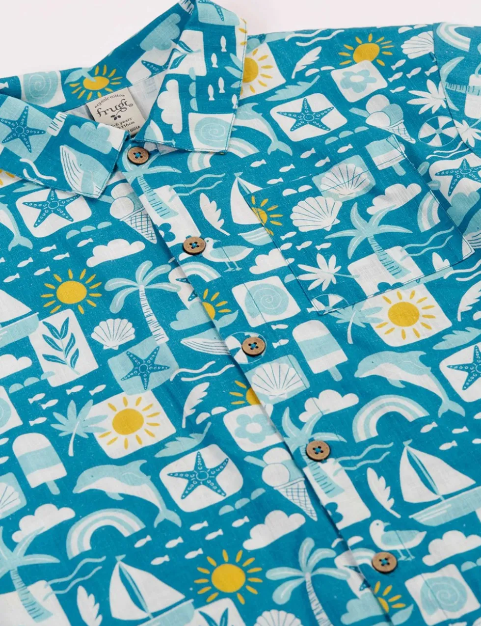 Pure Cotton Printed Shirt (2-10 Yrs)