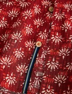 Pure Cotton Printed Short Sleeve Shirt