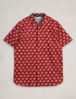 Pure Cotton Printed Short Sleeve Shirt