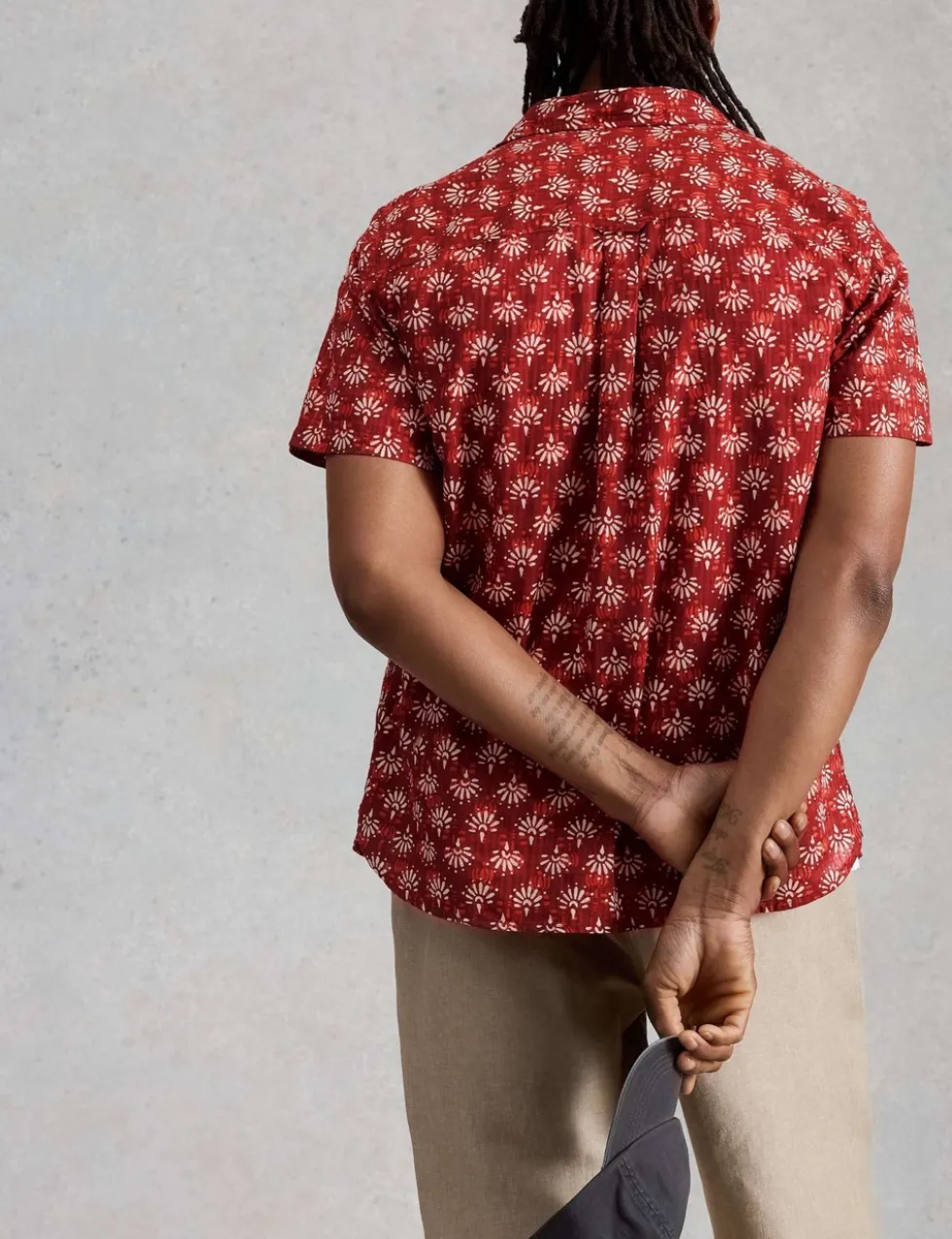 Pure Cotton Printed Short Sleeve Shirt