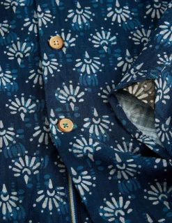 Pure Cotton Printed Short Sleeve Shirt