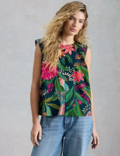 Pure Cotton Printed Vest