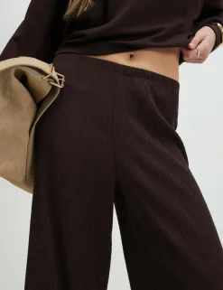 Pure Cotton Pull On Textured Culottes