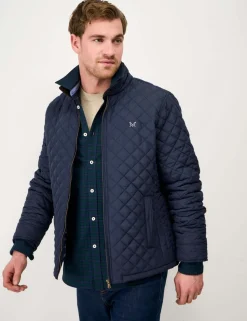 Pure Cotton Quilted Harrington Jacket
