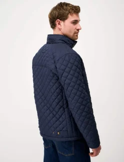 Pure Cotton Quilted Harrington Jacket