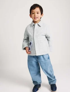 Pure Cotton Quilted Jacket (2-8 Yrs)