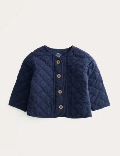 Pure Cotton Quilted Jacket (0-5 Yrs)