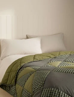Pure Cotton Quilted Patchwork Bedspread