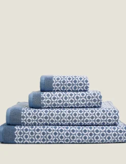 Pure Cotton Repeat Links Towel