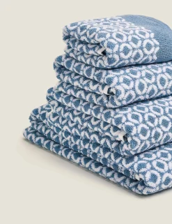 Pure Cotton Repeat Links Towel