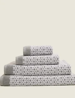 Pure Cotton Repeat Links Towel