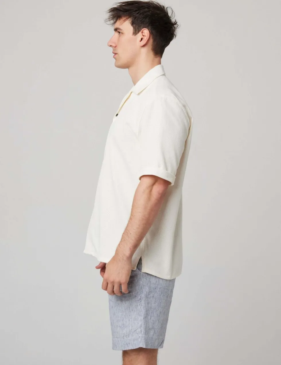 Pure Cotton Revere Collar Shirt