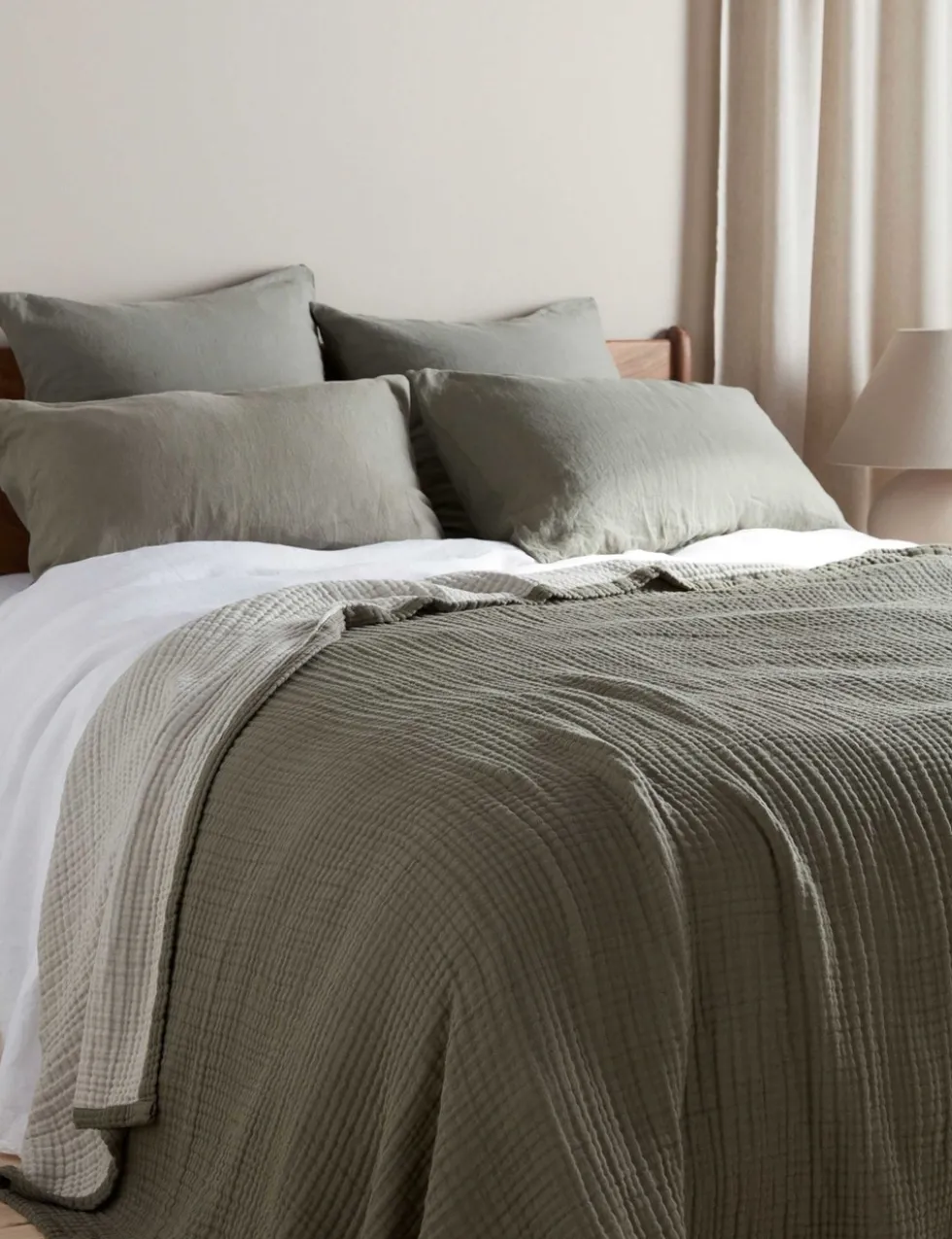 Pure Cotton Reversible Extra Large Throw