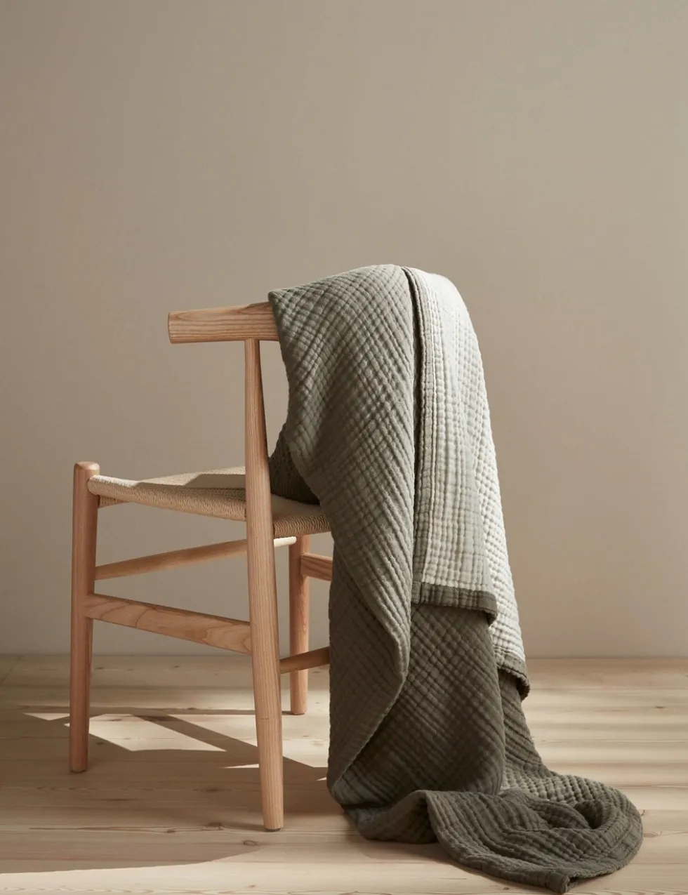 Pure Cotton Reversible Extra Large Throw