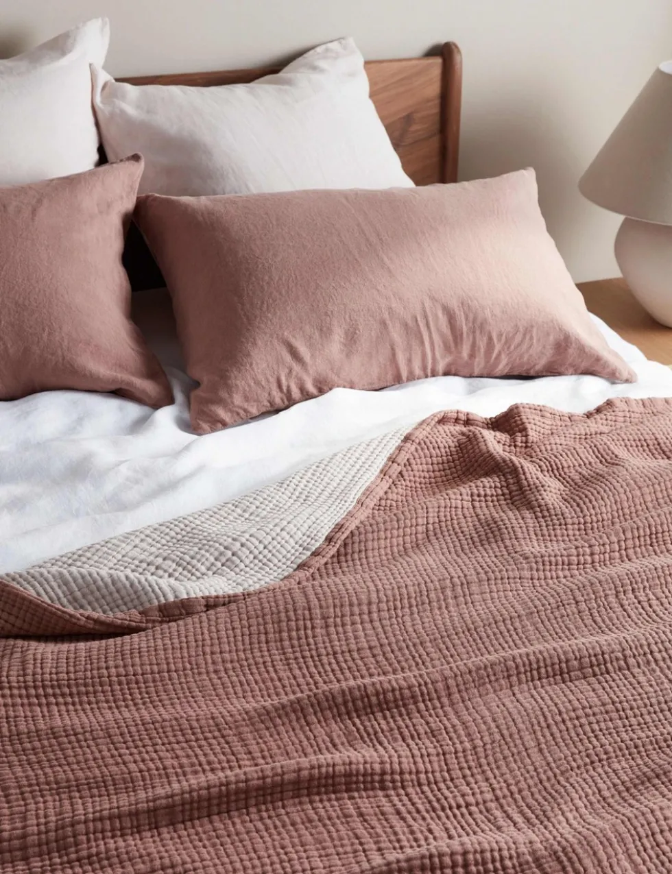 Pure Cotton Reversible Extra Large Throw