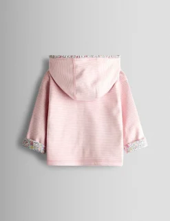 Pure Cotton Reversible Floral Bunny Hoodie (6 Mths - 7 Yrs)