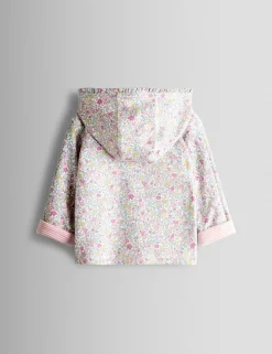 Pure Cotton Reversible Floral Bunny Hoodie (6 Mths - 7 Yrs)