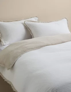 Pure Cotton Reversible Muslin Bedding Set