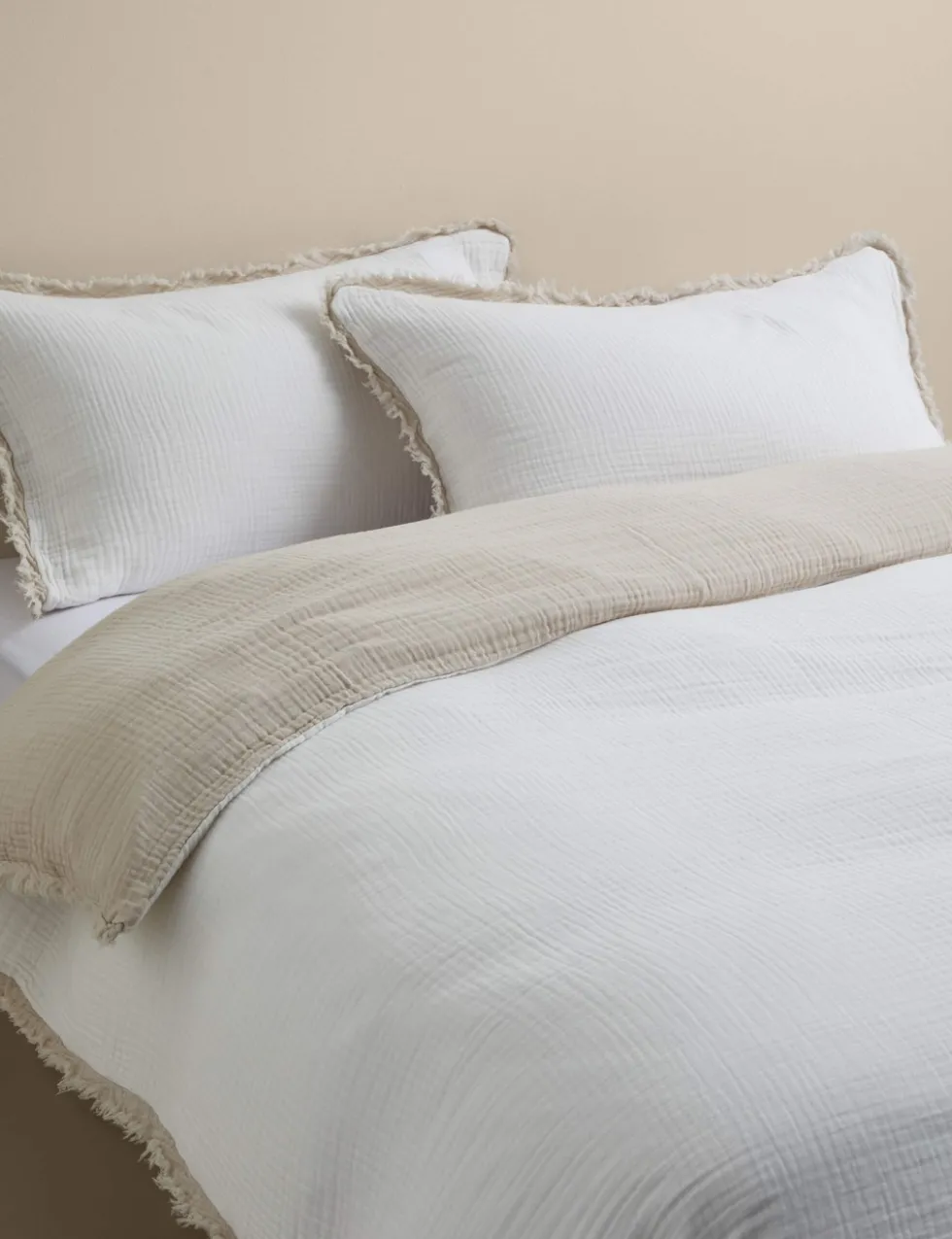 Pure Cotton Reversible Muslin Bedding Set