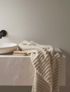 Pure Cotton Rippled Bath Towel