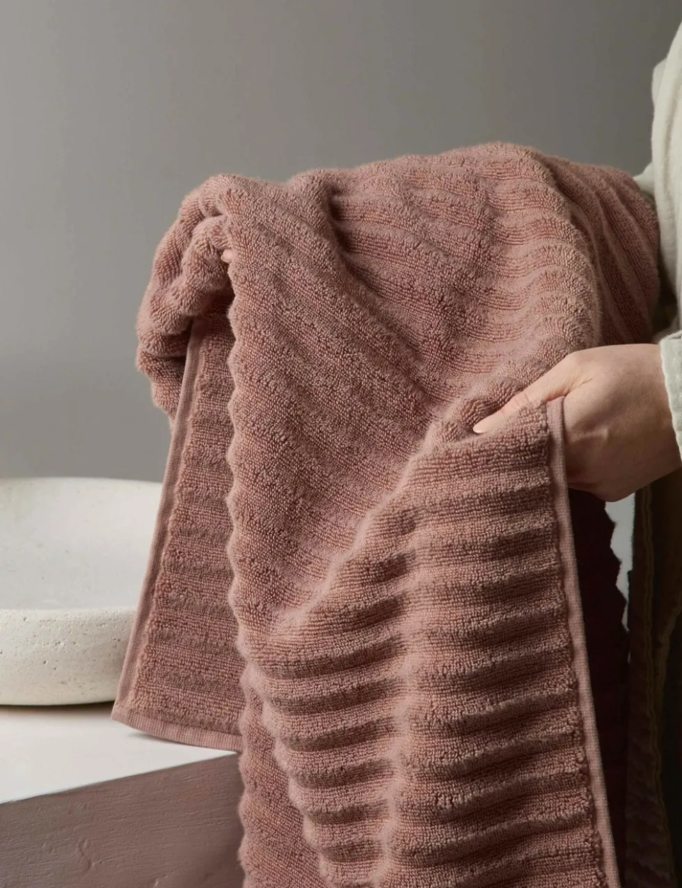 Pure Cotton Rippled Bath Towel