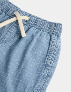 Pure Cotton Ripstop Barrel Jeans (2-8 Yrs)