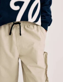 Pure Cotton Ripstop Cargo Trousers (6-16 Yrs)