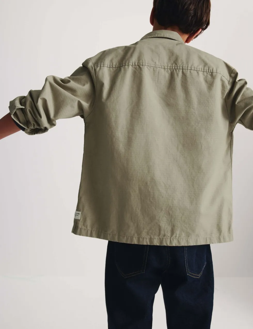 Pure Cotton Ripstop Shirt (6-16 Yrs)