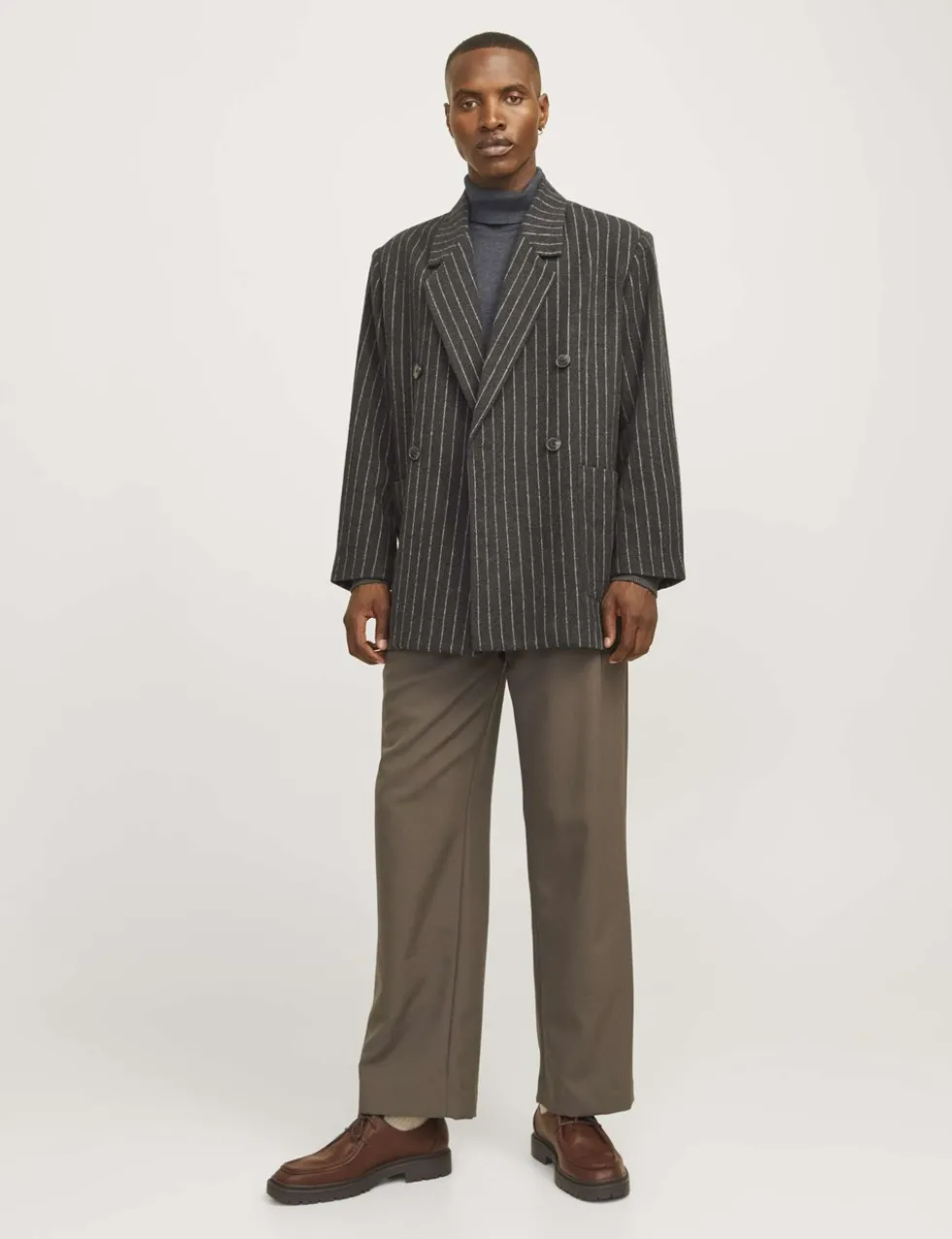 Pure Cotton Roll Neck Jumper